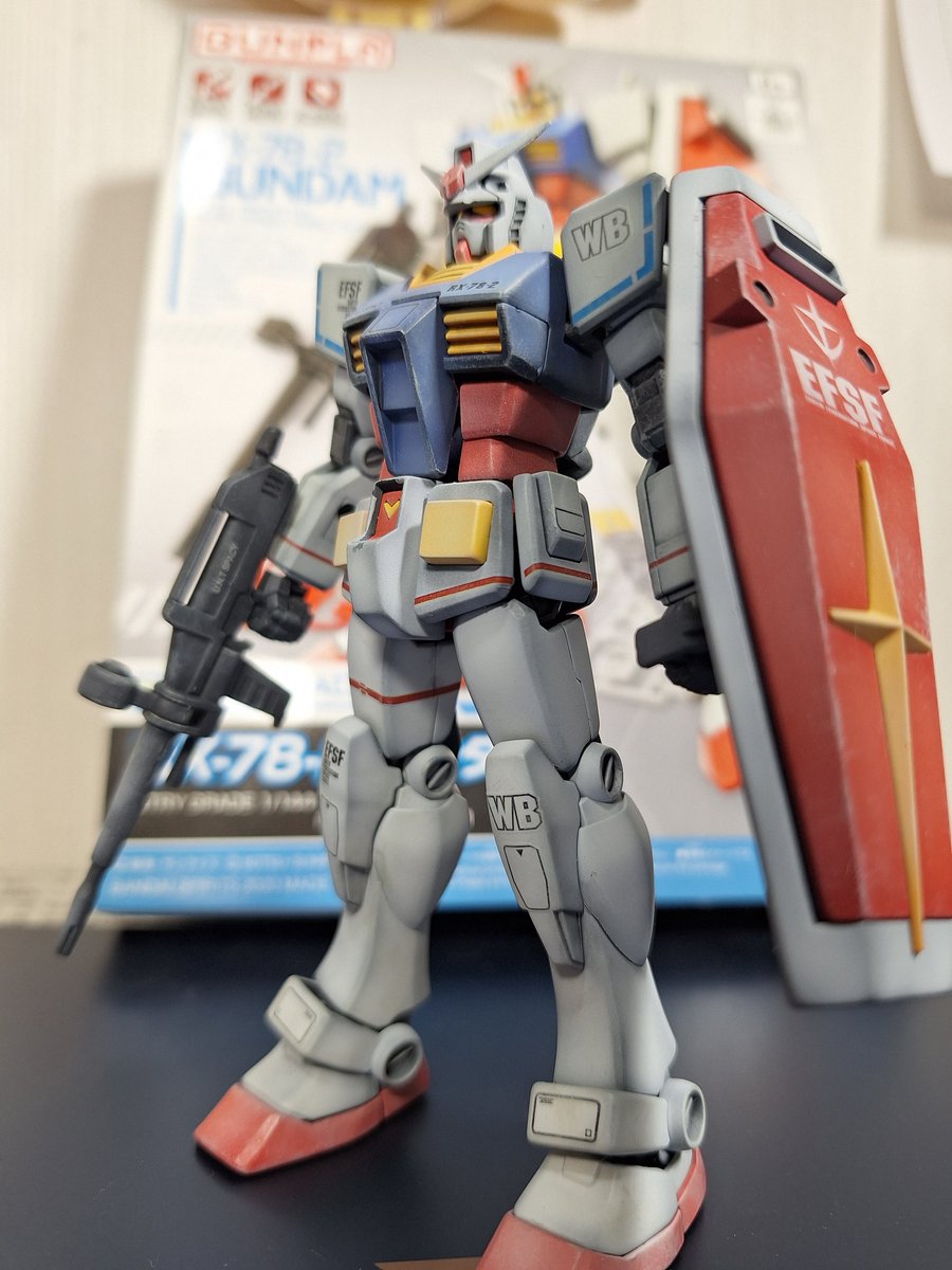 keitanrx178's tweet photo. #ガンプラ
#ガンプラ好きな人たちと繋がりたい
#ガンプラ好きと繋がりたい
#ガンプラ女子
#エントリーグレードガンダム
#gunpla
皆さん、今晩は🙂‍↕️おはようございます🤗こんにちは👋😃
作成中のエントリーグレードガンダムが完成しました。今回は、グラデーション塗装をしてみました😁 https://t.co/Uq5nz9HbtJ