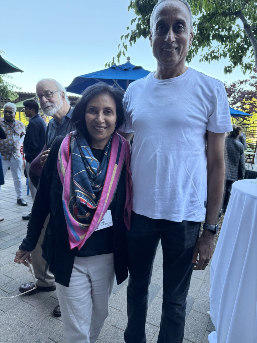 ashajadeja's tweet photo. Rajeev’s tribe at Google.  All of Google’s deep minds came out to celebrate Dr Prabhakar Raghavan’s contributions at Google.  This included Sundar Pichai.  

I am thrilled that both professors Don Knuth and Christos Papadimitrou made it! It felt like the old days having Dr. Arvind Raghunathan here from New York and Madhusudan of Harvard University. 

It was a special treat catching up with professors Sandy, Irani, Anna Carlin, and Edith Cohen.  The contributions of these incredible computer scientists to search, and to the foundational models of AI are mind-boggling.