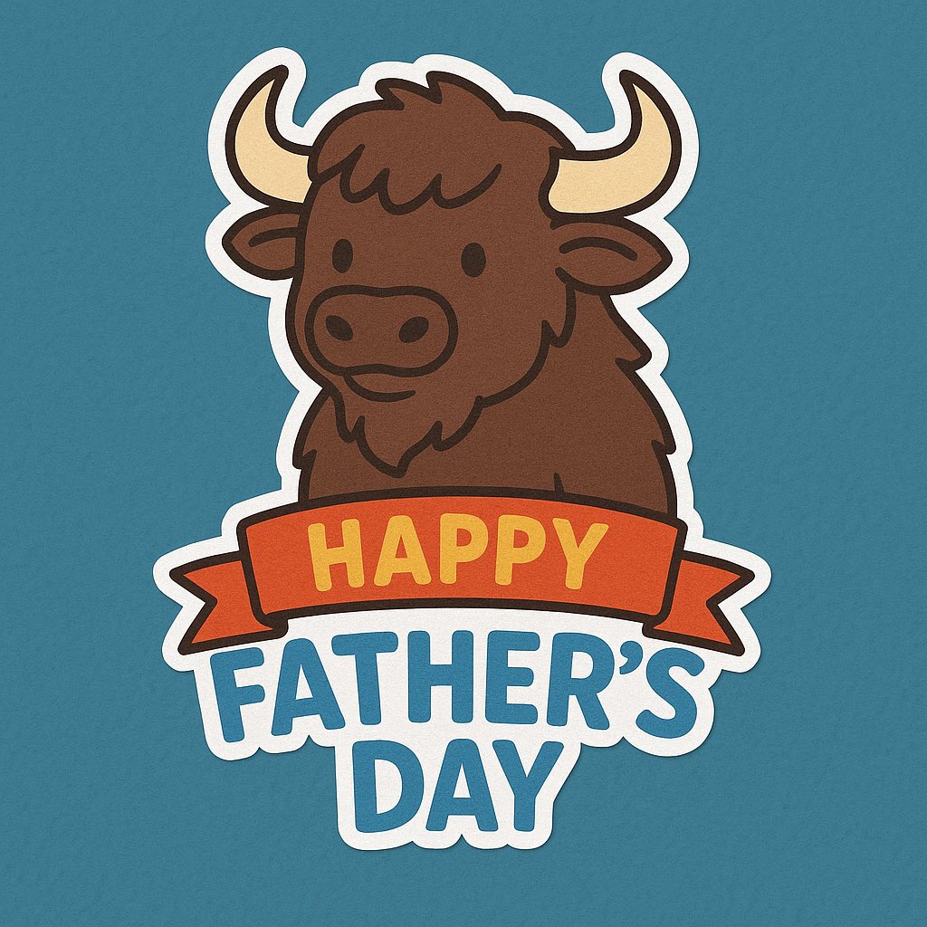 This Father's Day, we're buffa-LOCO for the dads who charge through life like a beast… and still somehow fix the Wi-Fi. 🐃💥🛠️ You’re un-herd of, Dad.
*
*
#BuffaloStickerCompany 
#BuffaLOL #FathersDay #DadModeActivated #MightyLikeDad #DadJokesStrong  #BuffaloVibes #SmallBusiness