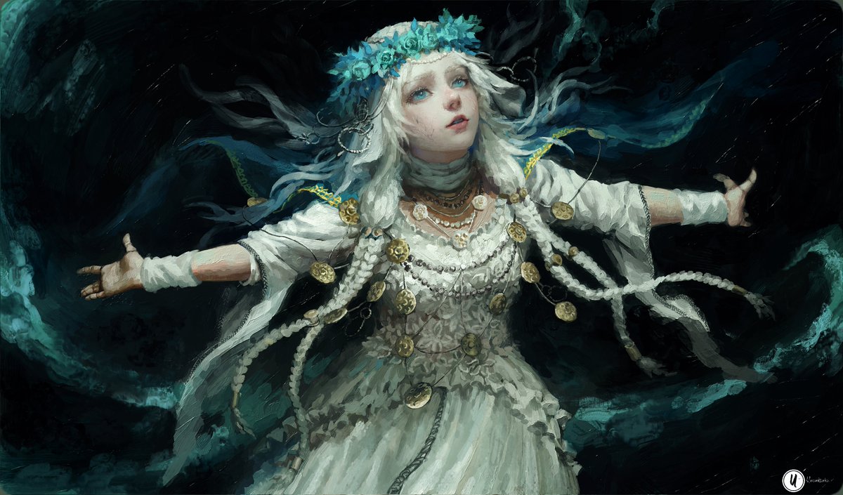 UnoMitsuko's tweet image. The Pale Requitor
#NIGHTREIGN #revenant #eldenringnightreign #ELDENRING #エルデンリング #fanart