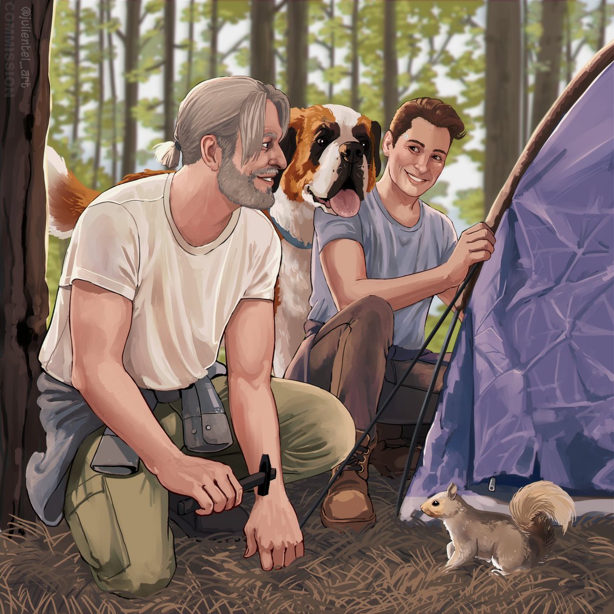 julientel_art's tweet image. Happy Father&apos;s Day to Hank 🤍

#DetroitBecomeHuman