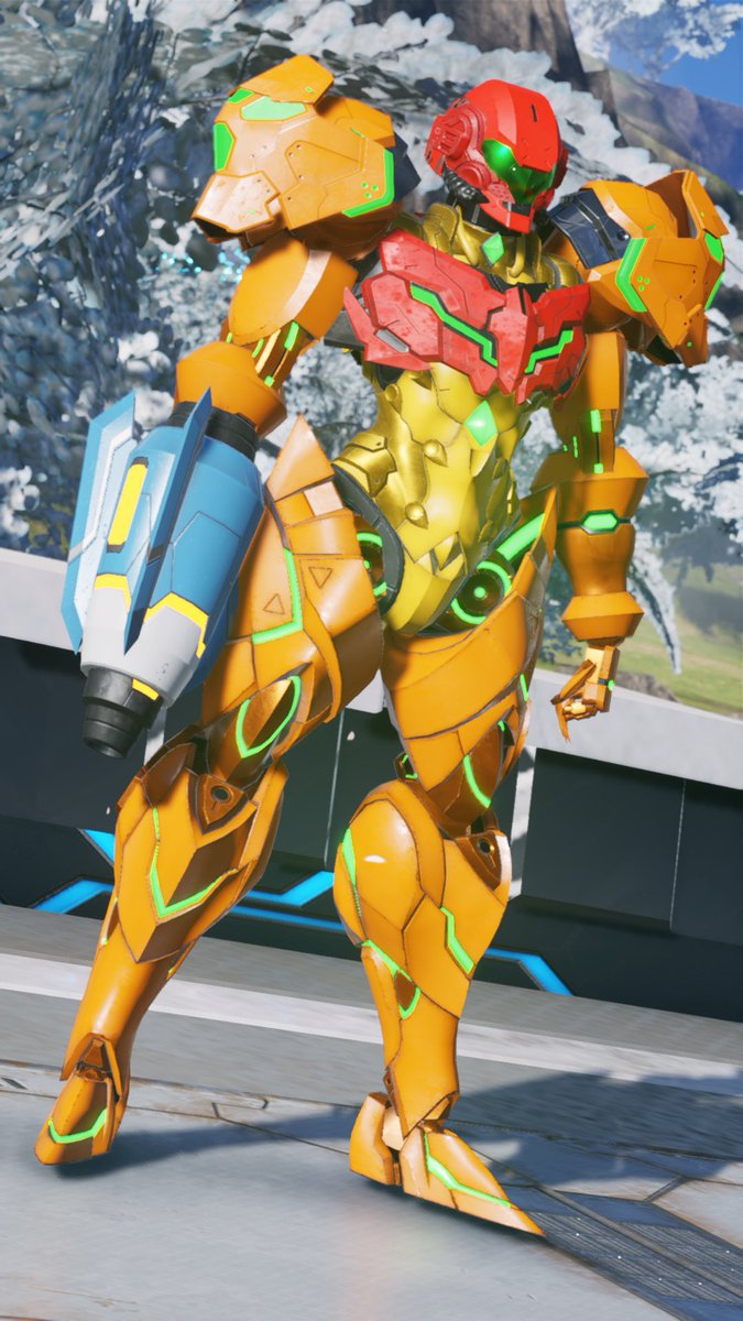 murotuki_ship9_'s tweet photo. #PSO2NGS  
#キャストはいいぞ
サムスさんを最近追加されたキャスト頭パーツで久々にキャラクリ更新。

4枚目のSSは比較用の更新前サムスさん。どっちが好みかは賛否別れそうではあるけど、正直みんなはどっち好み？ https://t.co/xRh0caYAbc