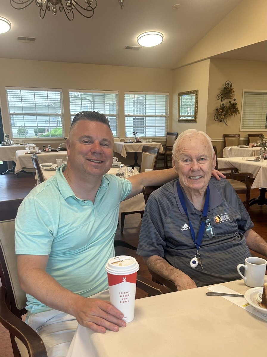 CoachEricEch's tweet image. Great morning spent with my Dad! Happy Father's Day to all! ❤️