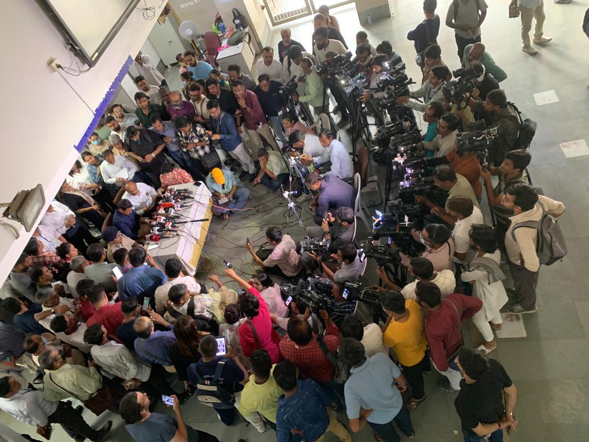 Officials addressed press conference, but did not respond to queations on final death toll, particularly how many local residents have lost their lives in the AI 171 crash in Ahmedabad. 
#PlaneCrash
<a href="/timesofindia/">The Times Of India</a>