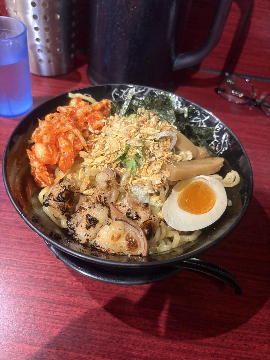 今日も今日とて最高な一日&amp;ライブでした！
かいなぴほんとお疲れ様☺️
勇気と感動をありがとう！！
これから仕事だけど俺も頑張ります！

そして仕事前のまぜそば
マリンの影響ですね☺️