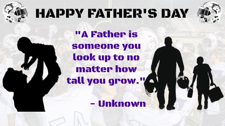 Happy Father’s Day to all of our Dawg Dads! Our young men are extremely lucky to have some of the very best!