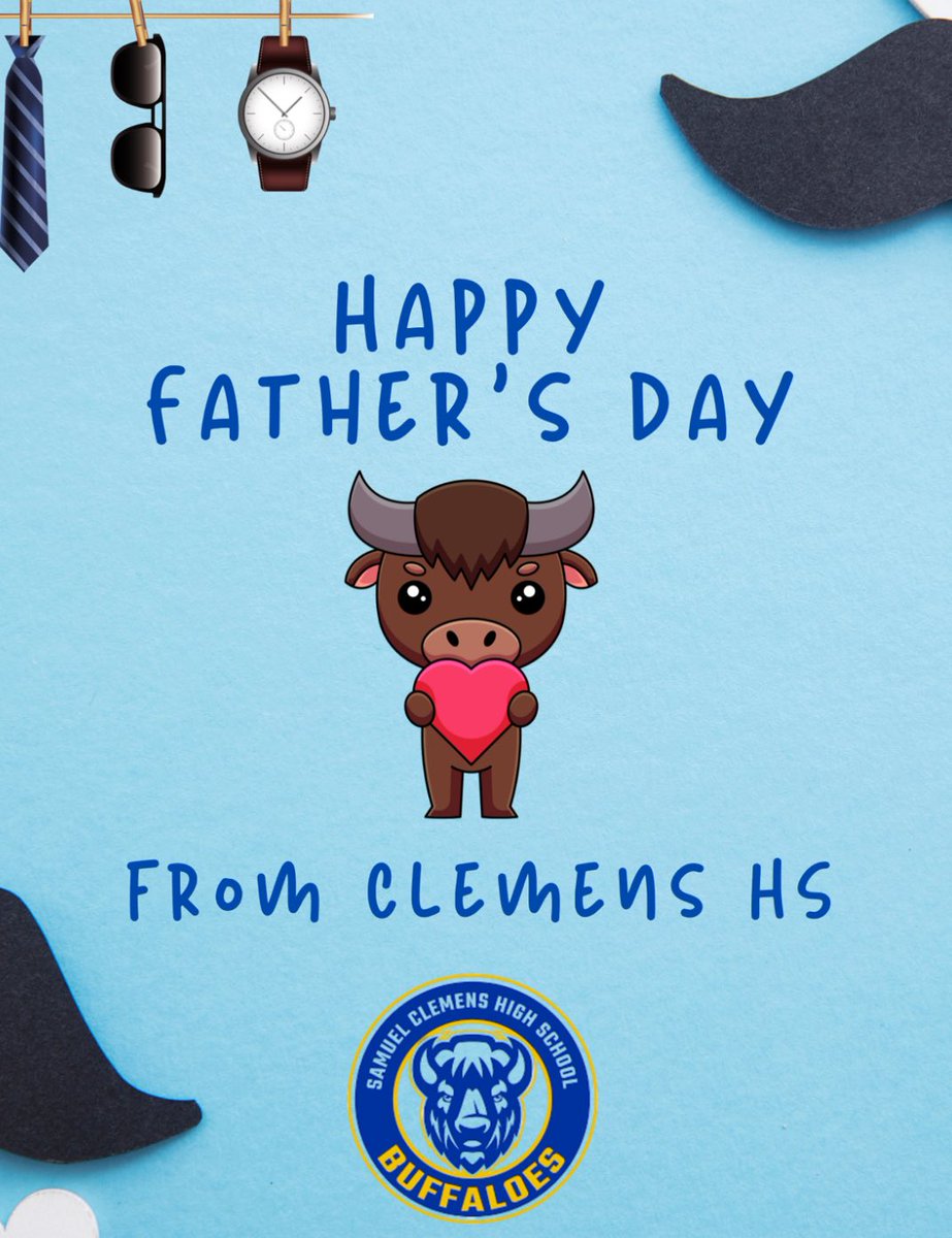 Clemens High School (@samuelclemenshs) on Twitter photo Happy Father’s Day to all of our dads, stepdads and school dads! Enjoy your day! <a href="/SCUCISD/">SchertzCiboloUC ISD</a> <a href="/scbuffalostrong/">Clemens Athletics</a> <a href="/TX82ndAFJROTC/">TX82ndAFJROTC</a> <a href="/ClemensASBC/">Samuel Clemens HS All Sports Booster Club</a> Happy Father’s Day to all of our dads, stepdads and school dads! Enjoy your day! <a href="/SCUCISD/">SchertzCiboloUC ISD</a> <a href="/scbuffalostrong/">Clemens Athletics</a> <a href="/TX82ndAFJROTC/">TX82ndAFJROTC</a> <a href="/ClemensASBC/">Samuel Clemens HS All Sports Booster Club</a>