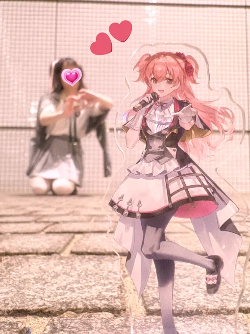 セカイシンフォニー!ワールドリンクの愛莉イメージコーデでした モアモアジャンプのライブあまりにも良かった…!愛莉の存在感もめちゃくちゃあって愛になった!!今日は思い出たちを抱きしめます