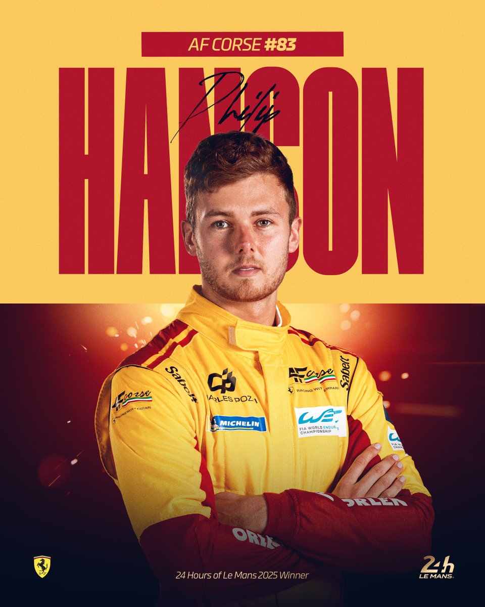 24 Hours of Le Mans (@24hoursoflemans) on Twitter photo 𝗛𝗶𝘀𝘁𝗼𝗿𝘆 𝗶𝘀 𝘄𝗿𝗶𝘁𝘁𝗲𝗻 𝗼𝗻𝗰𝗲 𝗮𝗴𝗮𝗶𝗻 𝗮𝘁 𝗖𝗶𝗿𝗰𝘂𝗶𝘁 𝗱𝗲 𝗹𝗮 𝗦𝗮𝗿𝘁𝗵𝗲. 🏆🏁
Congratulations <a href="/AFCorse/">AF Corse</a>, <a href="/R_Kubica/">Robert Kubica</a>, <a href="/Yifei_YE/">Yifei Ye 叶一飞</a> & Philip Hanson.
#LeMans24 #WEC 𝗛𝗶𝘀𝘁𝗼𝗿𝘆 𝗶𝘀 𝘄𝗿𝗶𝘁𝘁𝗲𝗻 𝗼𝗻𝗰𝗲 𝗮𝗴𝗮𝗶𝗻 𝗮𝘁 𝗖𝗶𝗿𝗰𝘂𝗶𝘁 𝗱𝗲 𝗹𝗮 𝗦𝗮𝗿𝘁𝗵𝗲. 🏆🏁
Congratulations <a href="/AFCorse/">AF Corse</a>, <a href="/R_Kubica/">Robert Kubica</a>, <a href="/Yifei_YE/">Yifei Ye 叶一飞</a> & Philip Hanson.
#LeMans24 #WEC