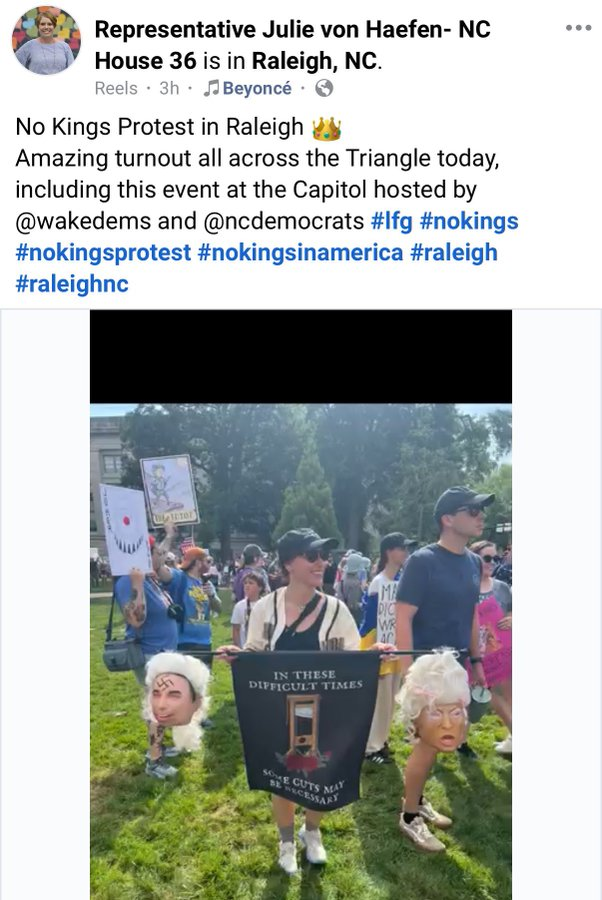 Wake Dem deletes X account after posting Trump beheaded photo