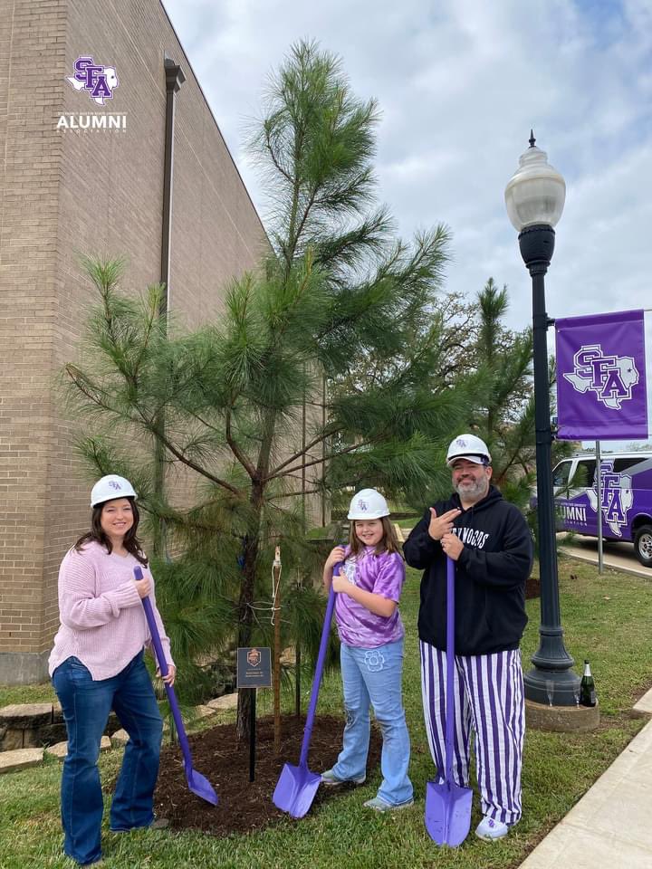 Was looking for a photo of Adrienne and I from that day but don’t have one. 

I also need to go check on that tree