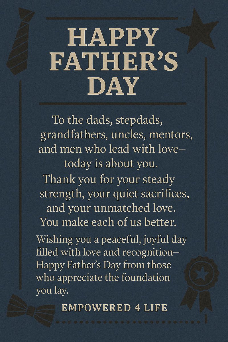 Last Sunday my dad had a stroke and honestly it makes today so real

If you have a Father still living … be grateful as God knows that I am

I am so thankful for my prayer warriors 🙏🏽

Thank you God for the opportunity to spend this Father Day with my dad

Happy Father’s Day Dad