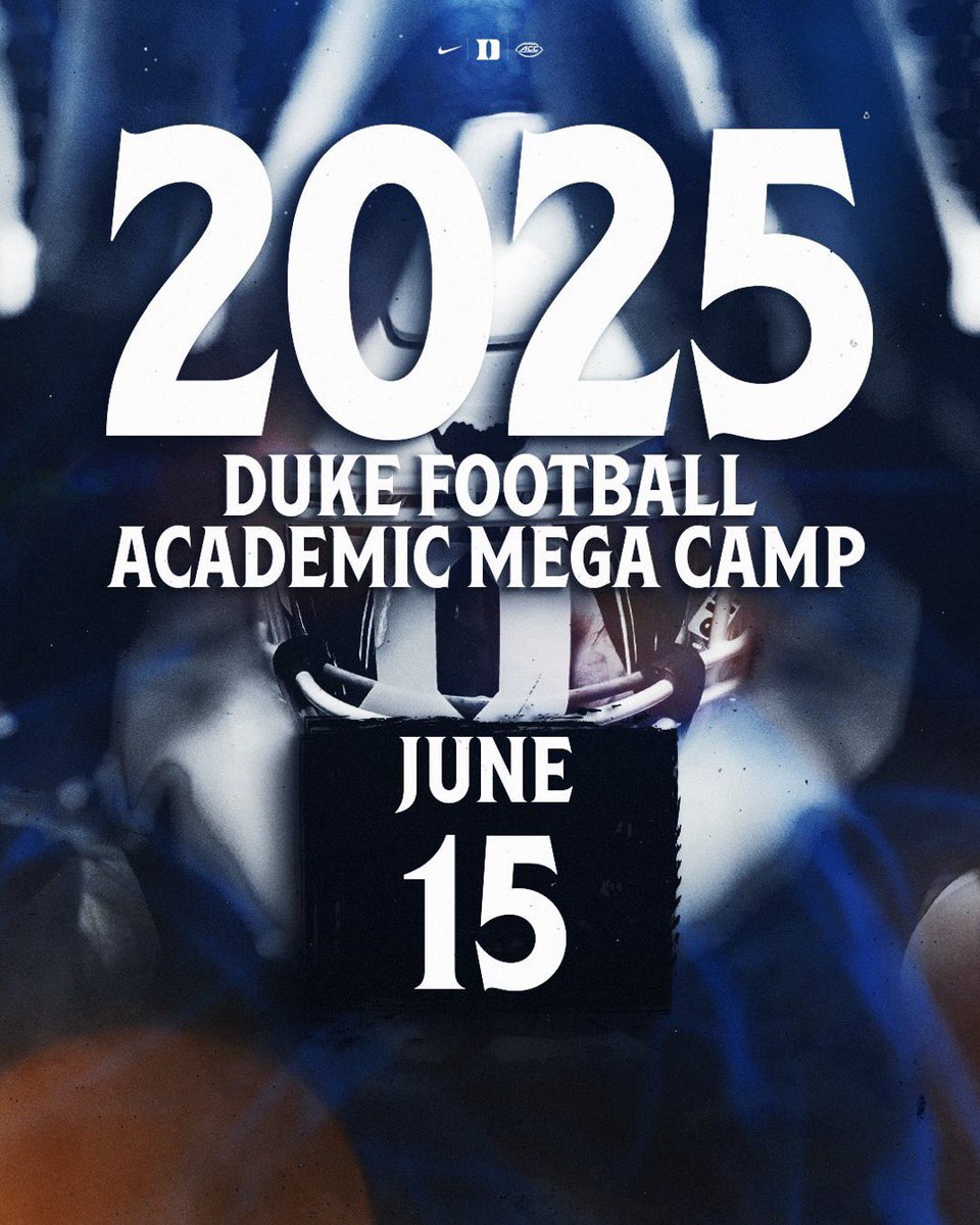 Jay Duncan (@jayduncan46) on Twitter photo I will be at <a href="/DukeFOOTBALL/">Duke Football</a> Academic Mega Camp today. Ready to compete!!💙🤍 <a href="/CoachC_Foster/">Chris Foster</a> <a href="/CoachZohn/">Zohn Burden</a> <a href="/CoachRoeder/">Ryan Roeder</a> <a href="/maknight3/">Coach Marcus Knight</a> <a href="/Coach_Flinn/">Brian Flinn🤫</a> <a href="/CoachRenoYale/">Tony Reno</a> <a href="/Jay_Guillermo57/">Coach Jay Guillermo</a> <a href="/CoachAJG/">AJ Gallagher</a> <a href="/Ryan_Kalukin/">Ryan Kalukin</a> <a href="/coach_liner/">Coach Chris Liner</a> <a href="/sentell112/">Kennis Sentell Peake</a> <a href="/nextt_level/">nextt_level_fitness</a> I will be at <a href="/DukeFOOTBALL/">Duke Football</a> Academic Mega Camp today. Ready to compete!!💙🤍 <a href="/CoachC_Foster/">Chris Foster</a> <a href="/CoachZohn/">Zohn Burden</a> <a href="/CoachRoeder/">Ryan Roeder</a> <a href="/maknight3/">Coach Marcus Knight</a> <a href="/Coach_Flinn/">Brian Flinn🤫</a> <a href="/CoachRenoYale/">Tony Reno</a> <a href="/Jay_Guillermo57/">Coach Jay Guillermo</a> <a href="/CoachAJG/">AJ Gallagher</a> <a href="/Ryan_Kalukin/">Ryan Kalukin</a> <a href="/coach_liner/">Coach Chris Liner</a> <a href="/sentell112/">Kennis Sentell Peake</a> <a href="/nextt_level/">nextt_level_fitness</a>