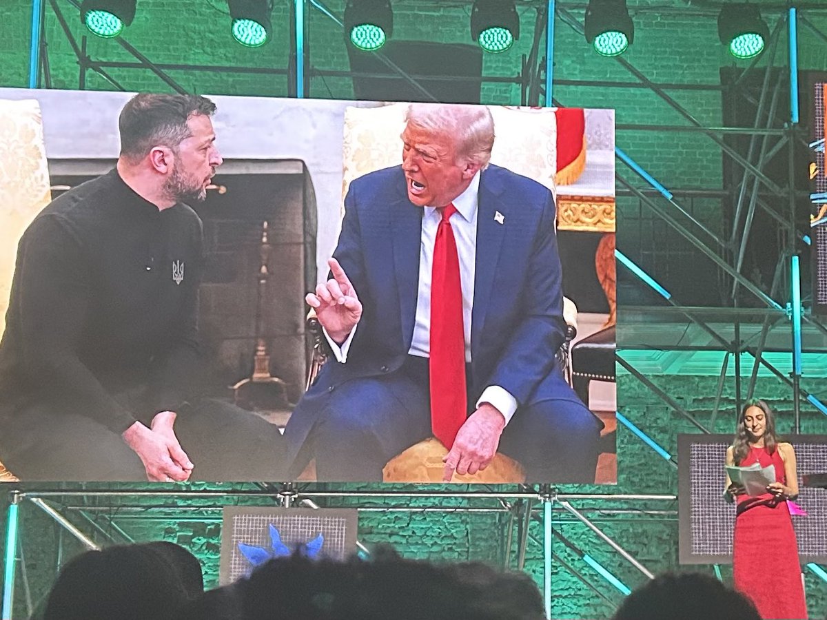 That’s exactly what Russia wants - for others to think they are to blame for starting the trouble. “When Trump told Zelensky to apologize for starting the war, it sounded all too familiar” - <a href="/Masho___o/">Masho Lomashvili</a> #zeg2025