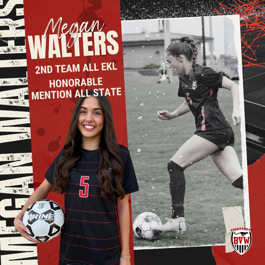 BVW Girls Soccer (@bvwgirlssoccer) on Twitter photo Congratulations Megan Walters (<a href="/MeganAWalters05/">Megan Walters</a>)! You have had an incredible high school career! Can’t wait to watch you play at <a href="/cycloneSCR/">Iowa State Soccer</a> in the fall!! Well done!
✅ Second team All EKL
✅ Honorable Mention All State Congratulations Megan Walters (<a href="/MeganAWalters05/">Megan Walters</a>)! You have had an incredible high school career! Can’t wait to watch you play at <a href="/cycloneSCR/">Iowa State Soccer</a> in the fall!! Well done!
✅ Second team All EKL
✅ Honorable Mention All State