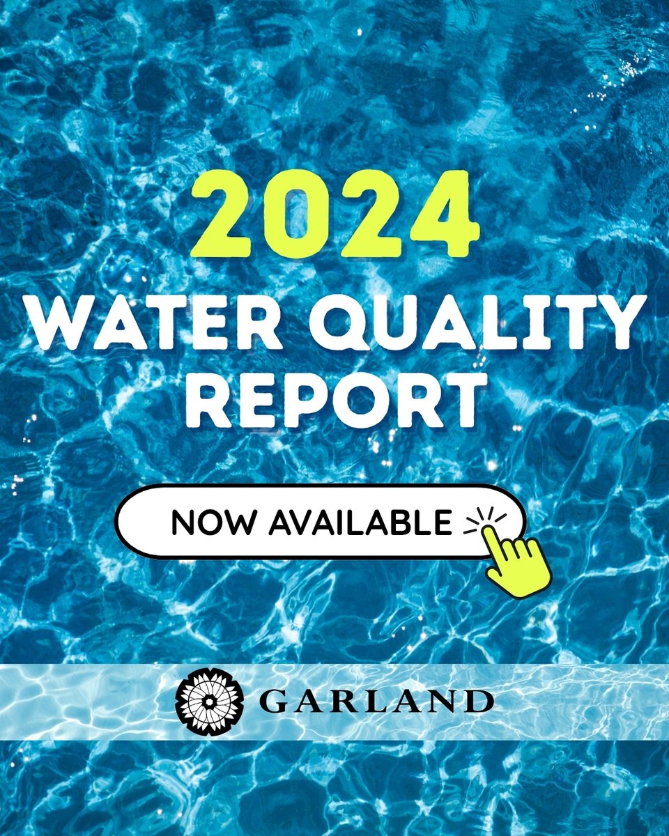 Have you ever wondered where your water comes from?
How often it’s tested?
What’s in it?

These questions—and more—are answered in the newly released 2024 Water Quality Report.
Read it now: issuu.com/garlandtx/docs…
