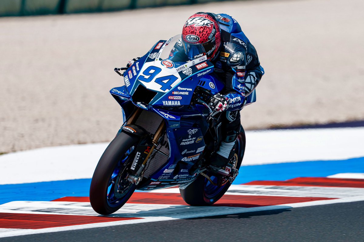 WorldSBK Misano (Italy) 🇮🇹
Sunday, June 15th

Supersport race 2 :

Crash for Lucas Mahias, who had been in the leading group before being violently hit by another ride who lost control of his bike.

Starting 20th after dropping in qualifying, Roberto García put in an impressive
