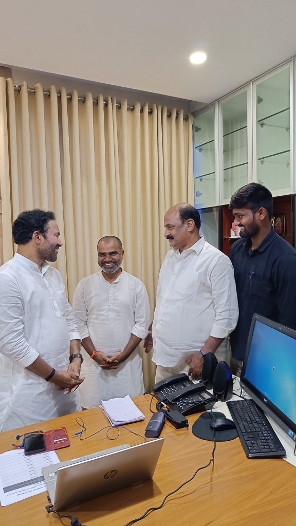 Many birthday greetings to Ministry of Coal And Mines <a href="/BJP4Telangana/">BJP Telangana</a> State president Shri <a href="/kishanreddybjp/">G Kishan Reddy</a> anna garu