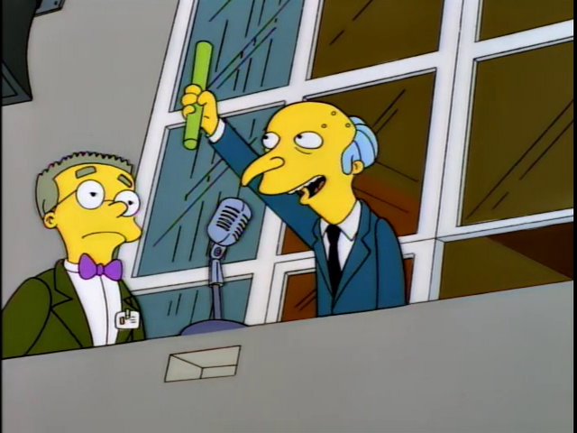 "It's time for the Worker of the Week Award. I can't believe we've overlooked this week's winner for so very, very long. We simply could not function without his tireless efforts. So, a round of applause for... this inanimate carbon rod."