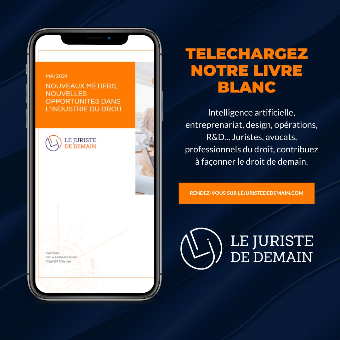 L'avez-vous lu ? Le livre blanc : Nouveaux métiers, nouvelles opportunités dans l'industrie du droit est toujours disponible 🚀

Nous travaillons actuellement sur la version ENG🔥

Le téléchargement se passe 👇
buff.ly/cKFMoU3