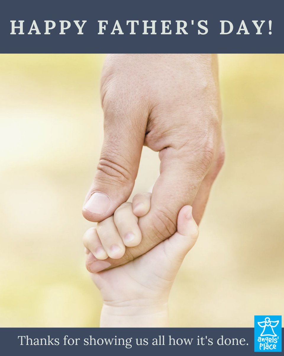 Happy Father's Day to all the amazing Dads &amp; Father Figures out there! Especially those to our #AngelsPlaceKids. We appreciate you. 😇💙⁣
⁣
#ThankGodForFathers #FathersDay #DadsAreHeroes #FathersLove #AngelsPlace #HappyFathersDay #AngelsPlaceSmiles #AngelsPlaceDads #RespiteCare