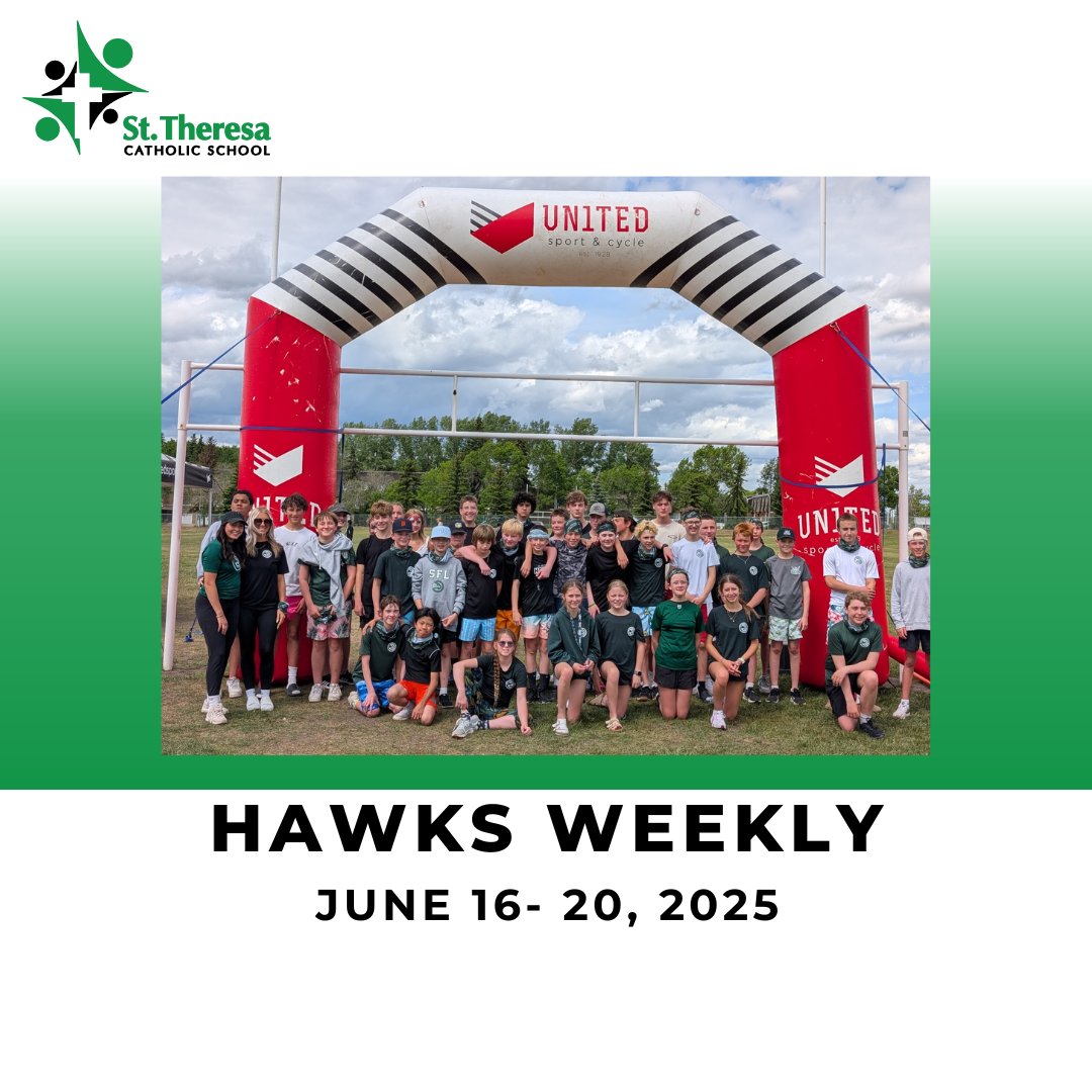 📣 Hawks Weekly is live! 🦅
Check out key dates like National Indigenous Day Activities, Jr. High Awards, final exams &amp; our WEM year-end trip!

📅 Let's finish strong, Hawks!
📰 Read now:  stt.eics.ab.ca/parents/newsle… #HawksWeekly #CatholicEd #SttTheresaSherwoodPark