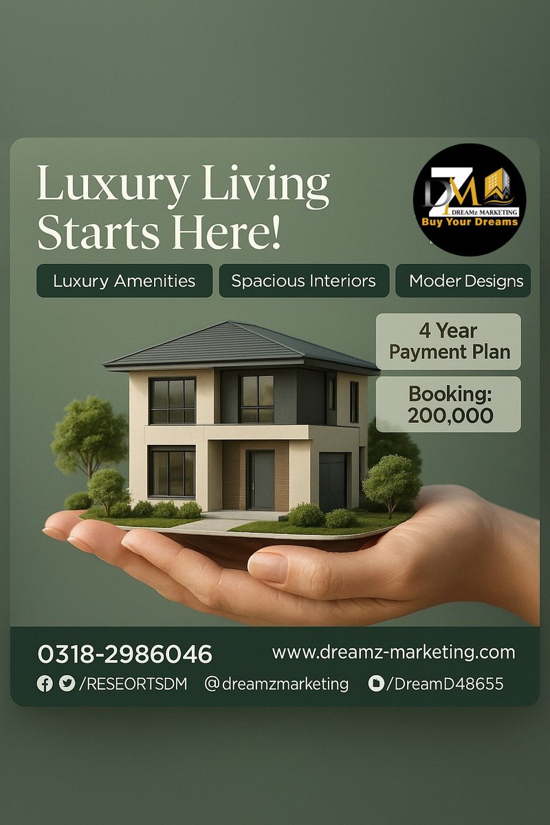 cpecfarms's tweet photo. 🏡 Luxury Living Starts Here!
Spacious interiors, modern designs &amp; luxury amenities – all with a 4-year payment plan.

📍 Booking starts from just 200,000

📞 0318-2986046
🌐 https://t.co/zyoQboZbbv

#LuxuryLiving #DreamzMarketing #ModernHomes #RealEstatePK #BookingOpen https://t.co/91y1hX4x2t