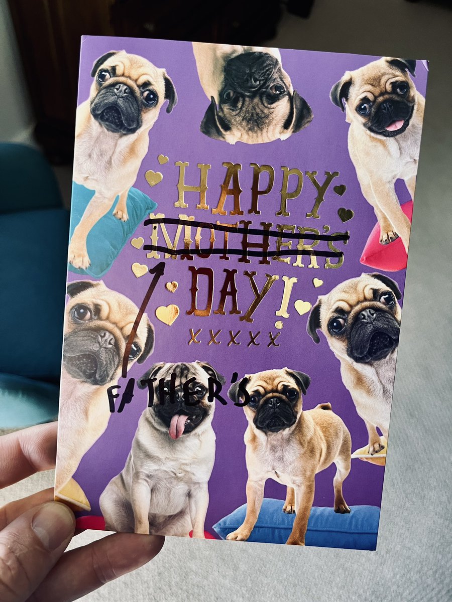 Happy Father’s Day. We all know who does the hard work but we’re willing to steal a bit of credit anyway. 
📸 the card from my son. Thanks son.