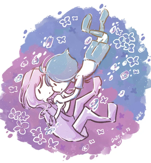 2人の色の季節だね