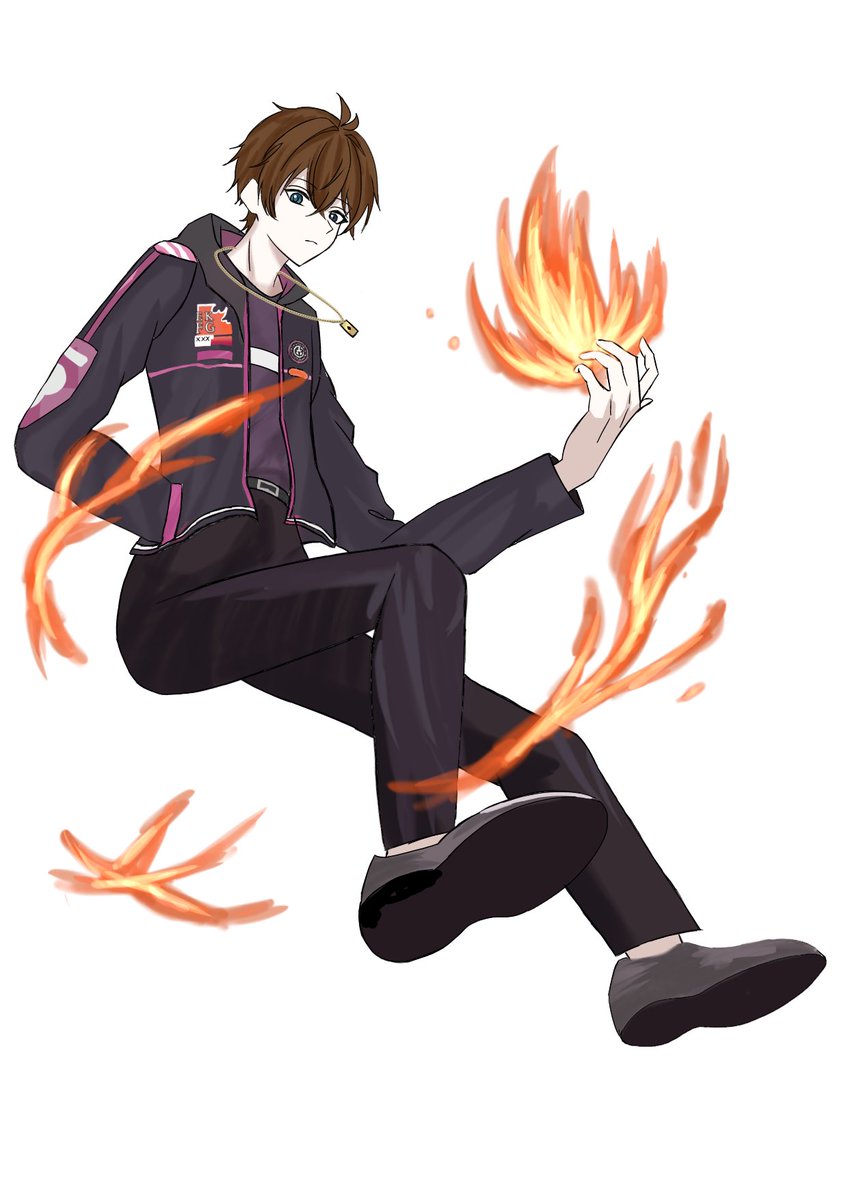 enzanzin's tweet photo. イラスト描いていてだきました！
めっちゃかっこよくない！？
流石に夏休みは活動頑張るよ俺
製作者様@namekonokob 様
素敵なイラストありがとうございました！ https://t.co/gKnq4CwMZY