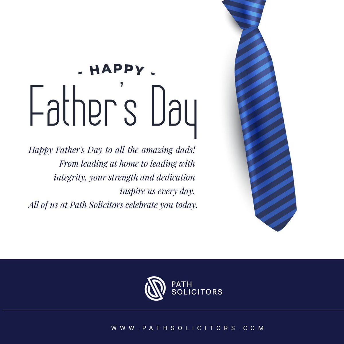 Happy Father's Day to all the amazing dads out there!
To the ones who guide, support, and love unconditionally, we celebrate you today and every day.
Thank you for being pillars of strength and inspiration.
#FathersDay #Love #Appreciation #PathSolicitors #AbujaLawafirm