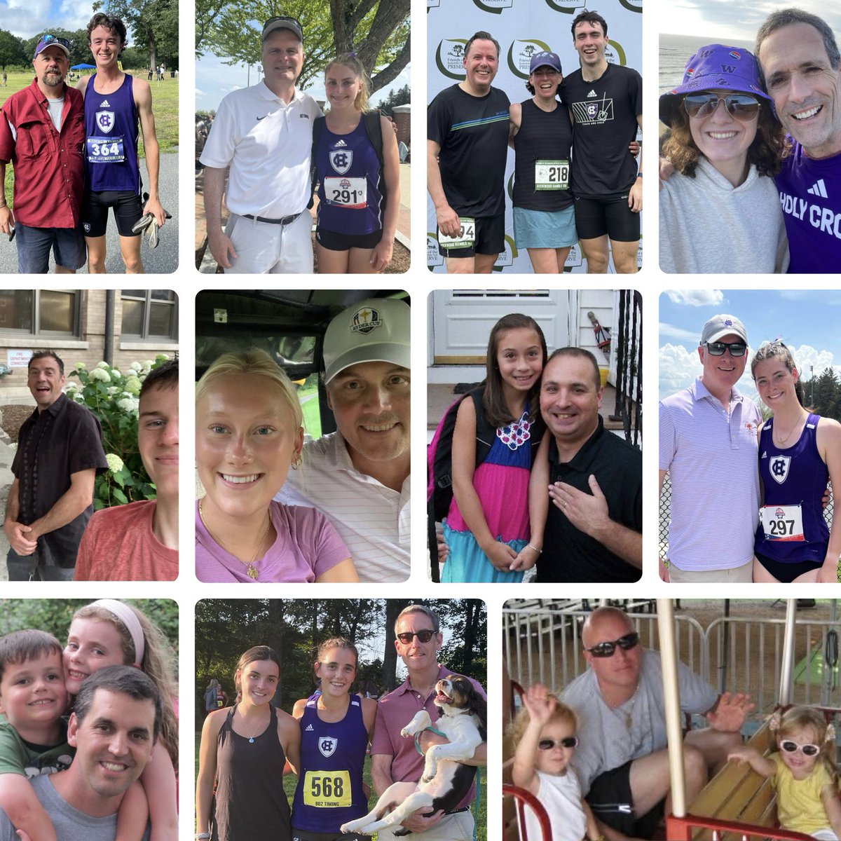 ✝️ Happy Father’s Day from Holy Cross cross country/track and field 💜

#GoCrossGo