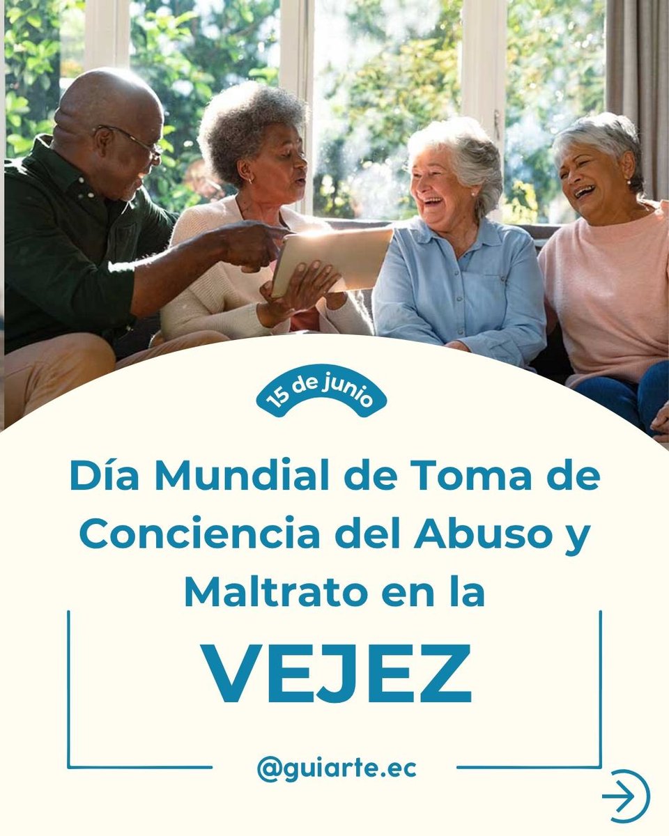 alandazu's tweet image. #15 de junio | Día Mundial contra el maltrato en la vejez. El maltrato silencioso duele. Formar para cuidar bien también es prevenir. 

#VejezConRespeto #CuidArtePRO
