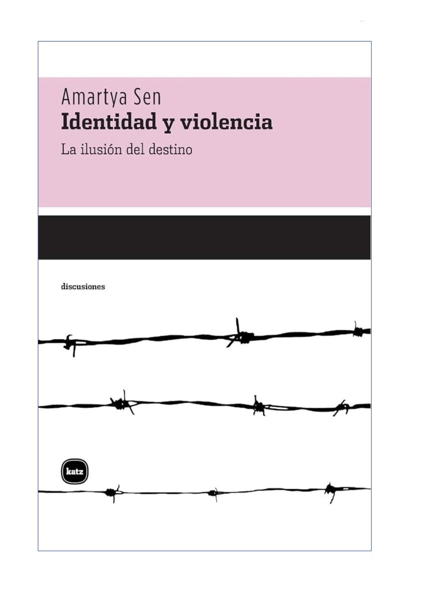 En este libro, Amartya Sen analiza cómo el conflicto y la violencia se sustentan hoy en día en la ilusión de una identidad única y rechaza la idea de un “choque de civilizaciones”. Las identidades humanas son más complejas.

Descarga libre (en inglés): readersbreak.com/wp-content/upl…