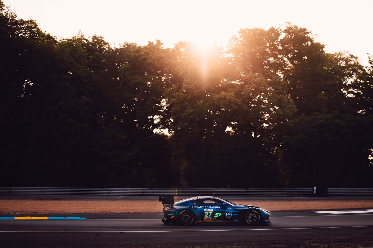 Heart_Of_Racing's tweet photo. Our third 24 hours of Le Mans in the books.  🏁

No. 007 - P15
No. 009 - P13
No. 27 - P4 

All three teams did an amazing job 👏 already looking forward to next year 😎

#LeMans24 https://t.co/KL64Z2AdNC