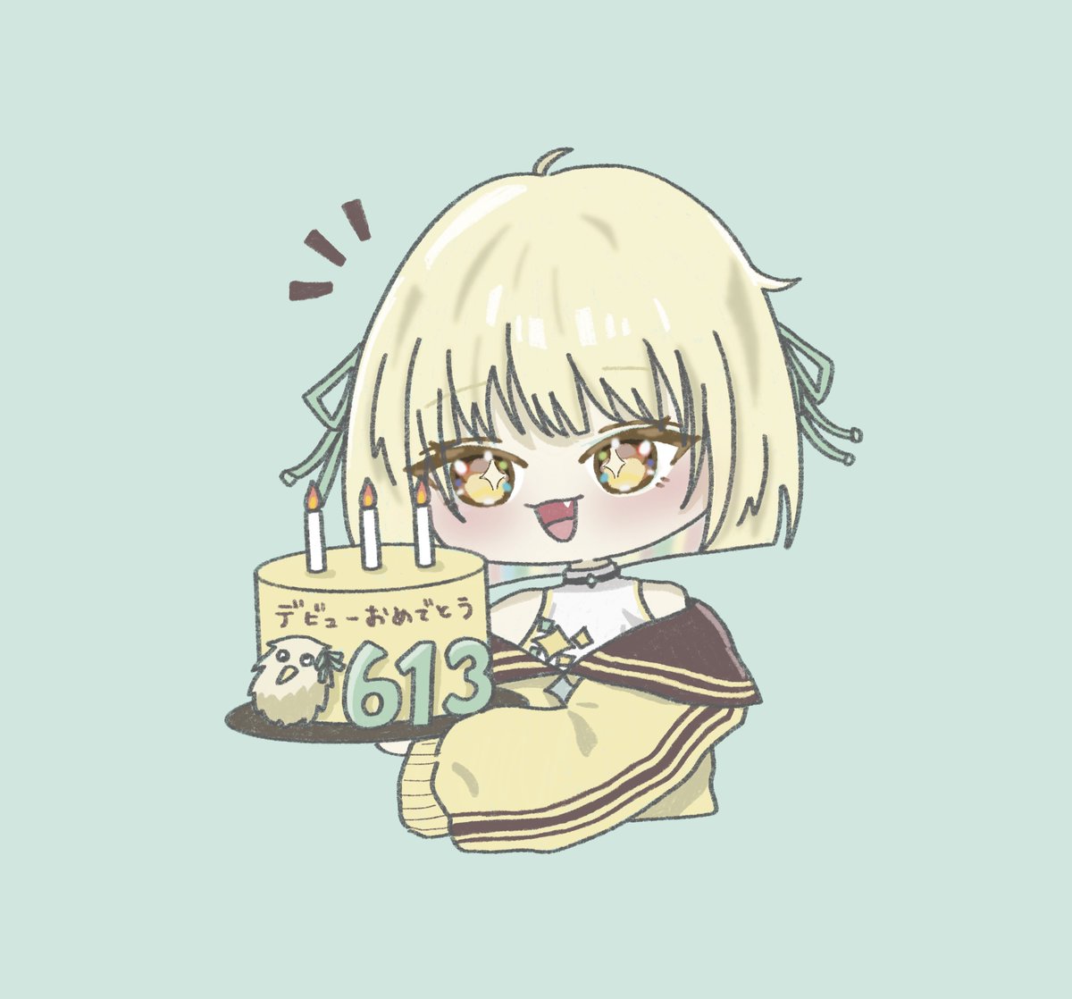 エニちゃん！かわいい！
#みつば絵