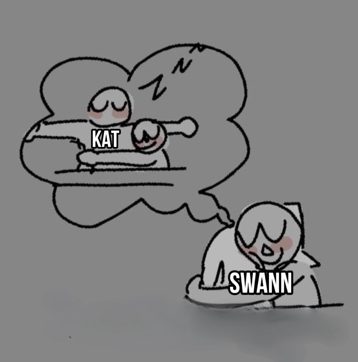 zevralol's tweet photo. i need someone to draw this with adult swann and kat, i will owe you my soul #LostRecords #Swannsong #SwannKat https://t.co/GKkMN3aMyL