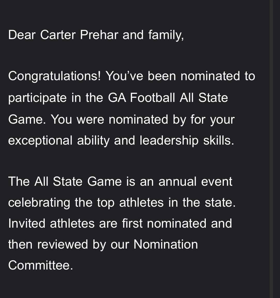 Carter Prehar tweet media