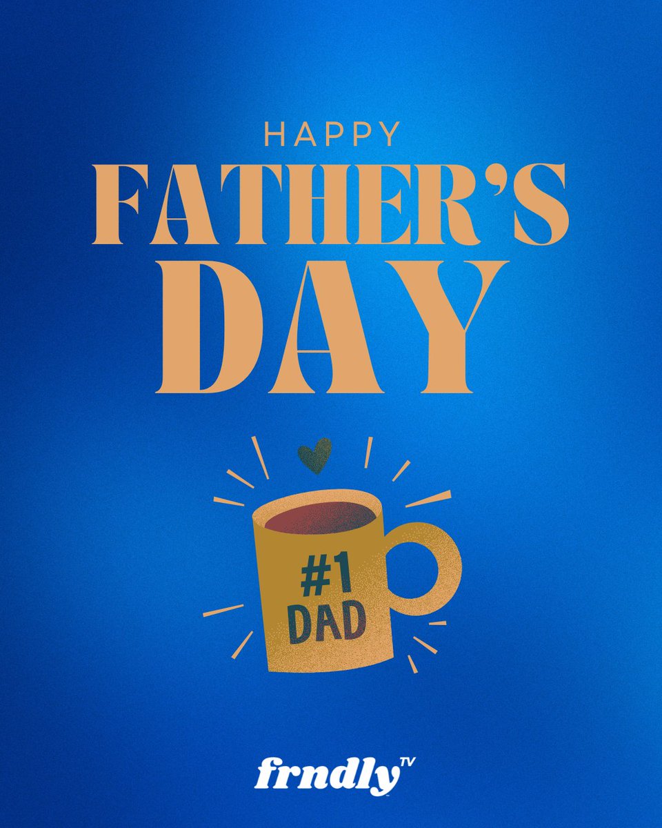 To the dads who say, "I’m just resting my eyes" during a movie, Frndly TV is here for your nap-friendly marathons. Happy Father’s Day! 💚