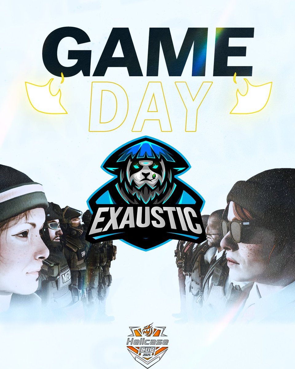 🔥 Hoje tem Exaustic em campo! 🔥
A partir das 16:00 nossa equipe estará no server pelo <a href="/hellcasecom/">Hellcase🔥</a> Cup na <a href="/GamersClubCS/">Gamers Club Counter-Strike</a> ! Contamos com seu apoio e vamos pra cima em busca do título!

#GoExaustic 🐼