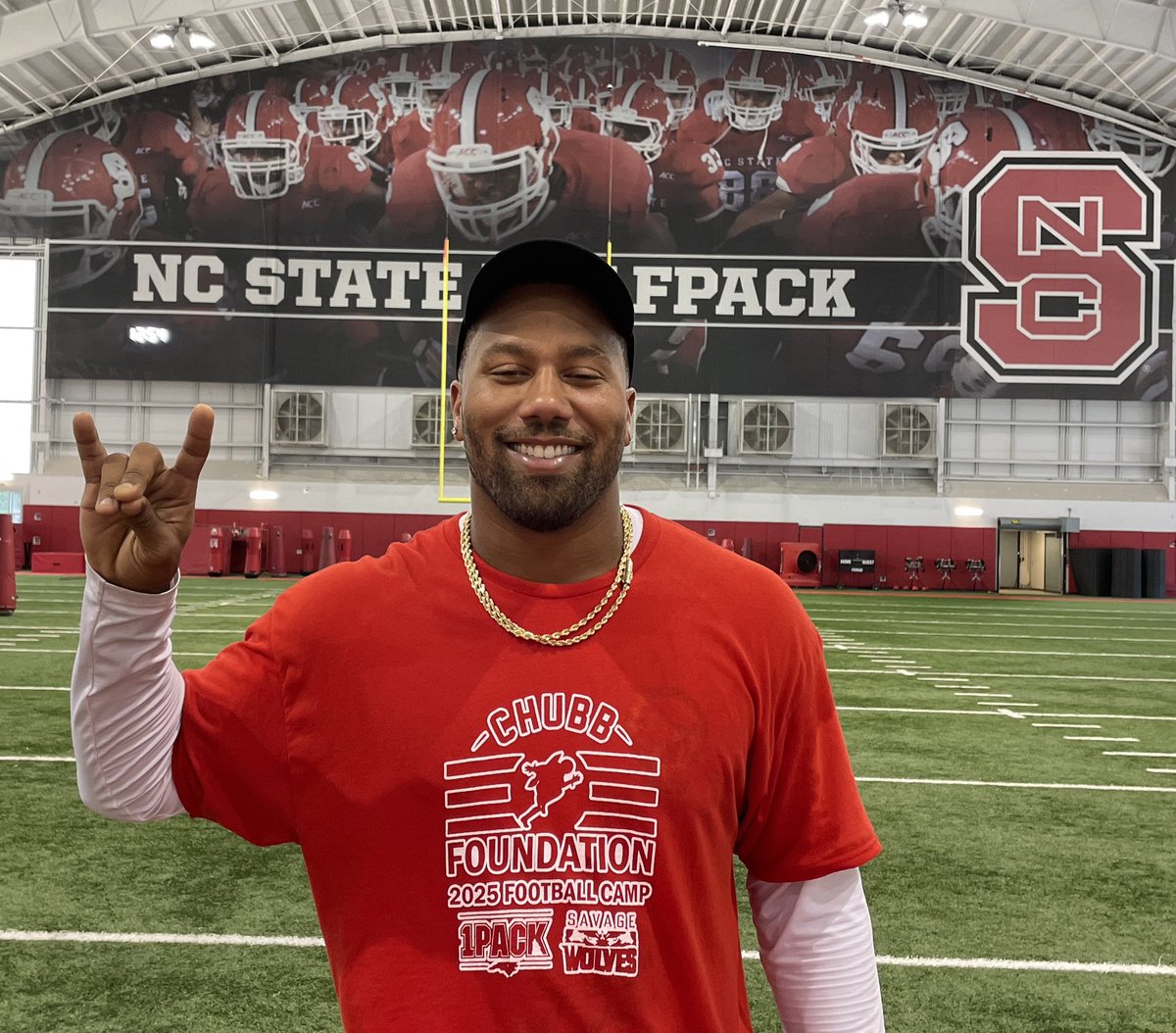 Rob McLamb (@robmclamb) on Twitter photo Bradley Chubb in Raleigh for Foundation’s event for kids at NC State’s indoor facility. Bradley Chubb in Raleigh for Foundation’s event for kids at NC State’s indoor facility.
