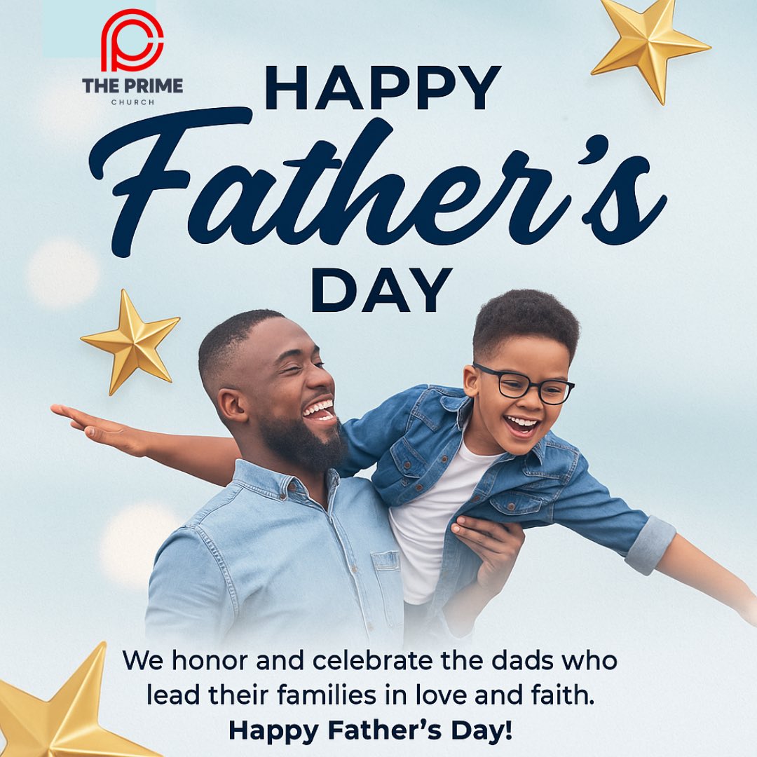 PrimeIbadan's tweet photo. Happy Father’s Day 👑
To the dads who carry us in prayer, in love, and in faith.
Your faith moves heaven.
Your love points us to the Father.
We honor you today. 💙🙏

#FathersDay #FaithfulFathers #Luke520 #Fatherhood #GodlyMen #LoveLikeChrist https://t.co/9itPuEyk70