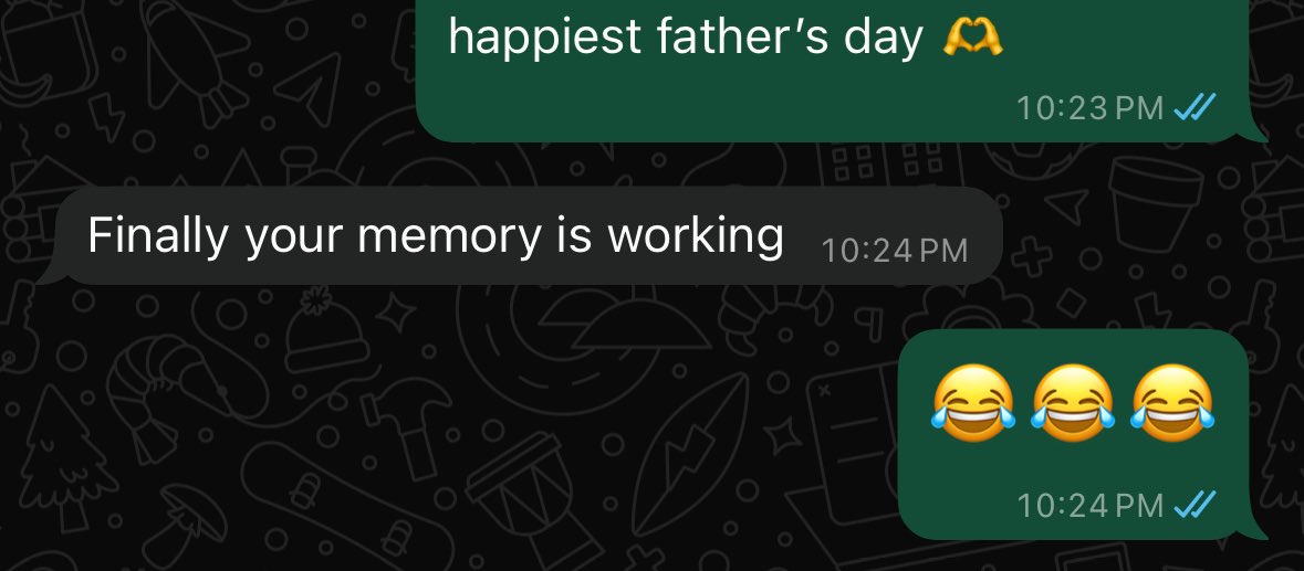 dad being dad 😭