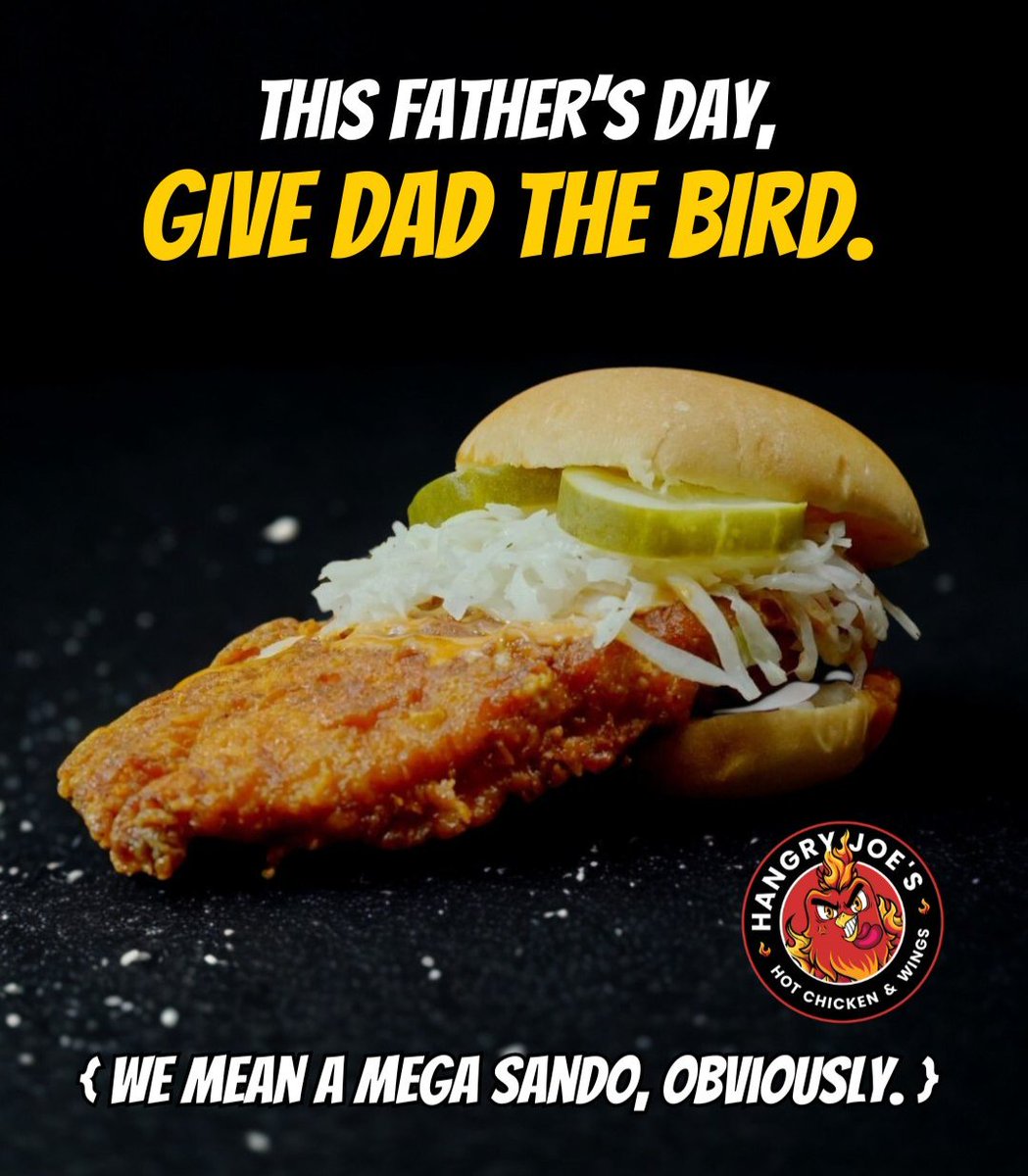 Show Dad some Mega Love Today!
20% Off Mega Sandos and Wings Today!!! #FathersDay2025