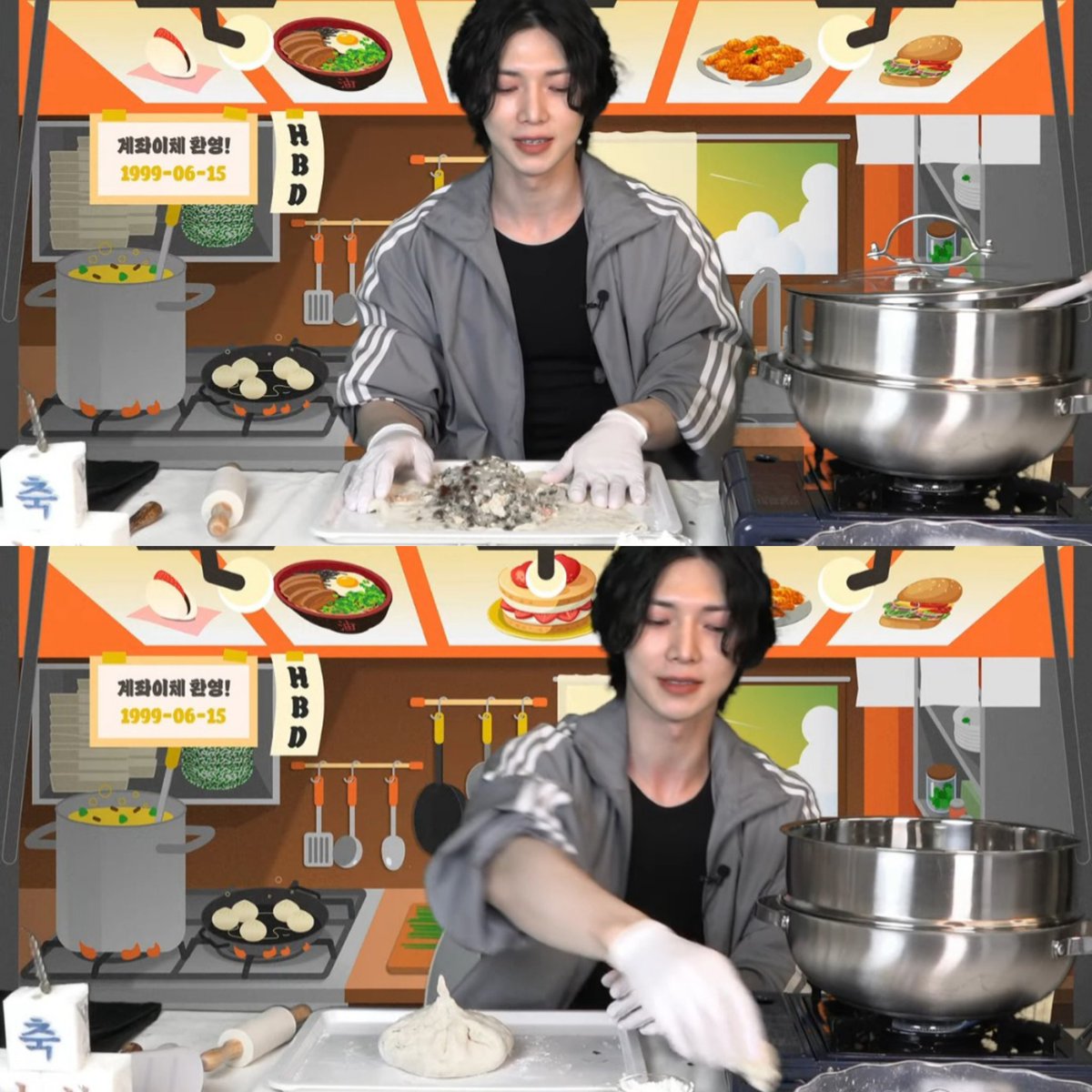 お料理タイム心配すぎて風呂に入れない😂
マンドゥ蒸し器の中で爆発してそうww
もう火が通ってれば何でもいいよwww