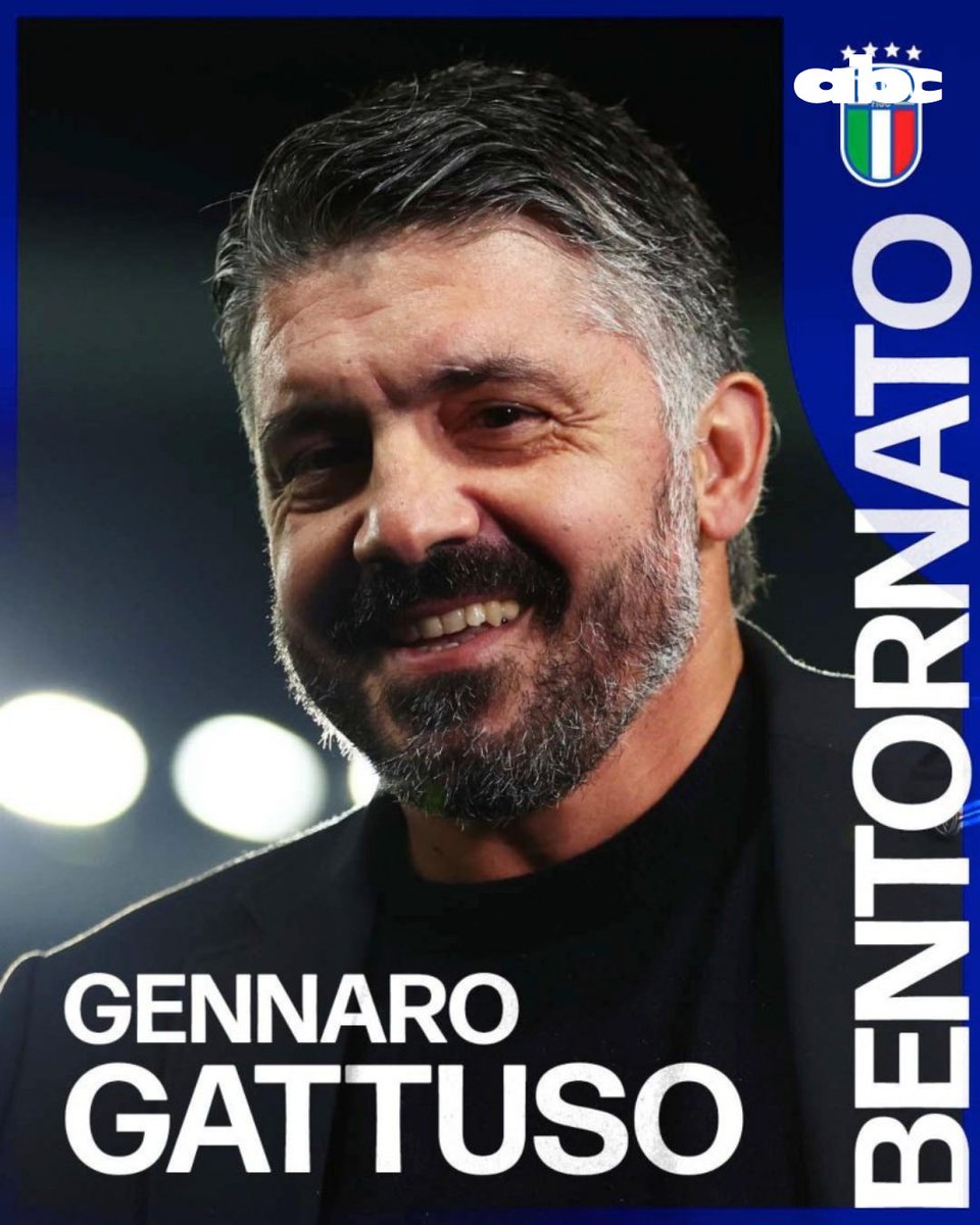 #FútbolInternacional | GATTUSO AL MANDO 🫡

🇮🇹 Gennaro Gattuso, leyenda del fútbol italiano y del Milan, en el que militó la mayor parte de su carrera como futbolista profesional, fue nombrado este domingo nuevo seleccionador de Italia con el objetivo de clasificar a la 'Azzurra'