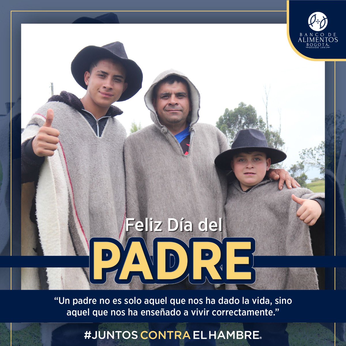 Hoy rendimos homenaje a quienes alimentan con el ejemplo, cuidan con el corazón y transforman el mundo desde su entrega diaria.👨‍🌾💙

¡Feliz Día del Padre! 💪

🔗bancodealimentos.org.co
#DíaDelPadre #PadresQueInspiran #BancoDeAlimentosdeBogotá