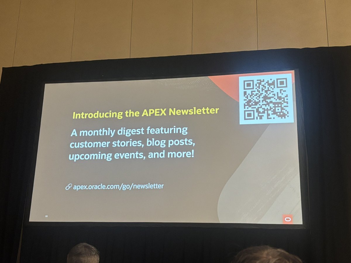 Philipp Hartenfeller (@phartenfeller) on Twitter photo Nice, the #orclAPEX team is crafting a monthly newsletter. Nice, the #orclAPEX team is crafting a monthly newsletter.