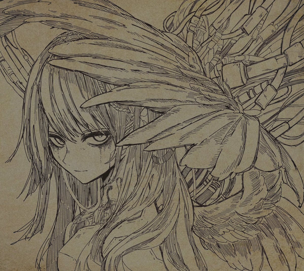 これは息抜きに描いて途中で飽きた絵