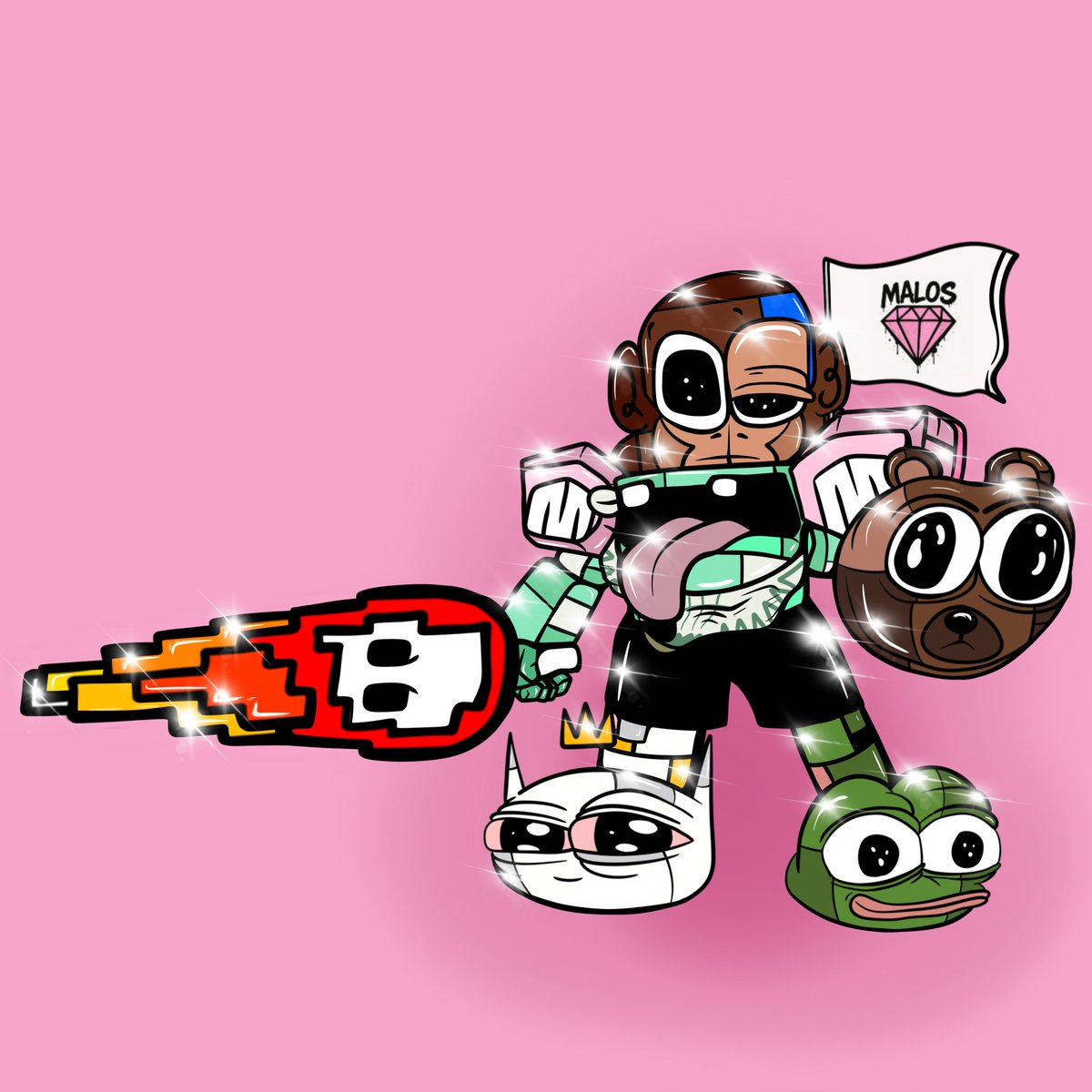 Was a crazy last hour of the auction with multiple people coming out the blue and trying to get that sneaky bid in. 
It's only right that someone who owns most of the projects used in MALOZORD💎 gets the Malo.
We have our winner, <a href="/CamYeCamYe/">Cam</a> 🏆